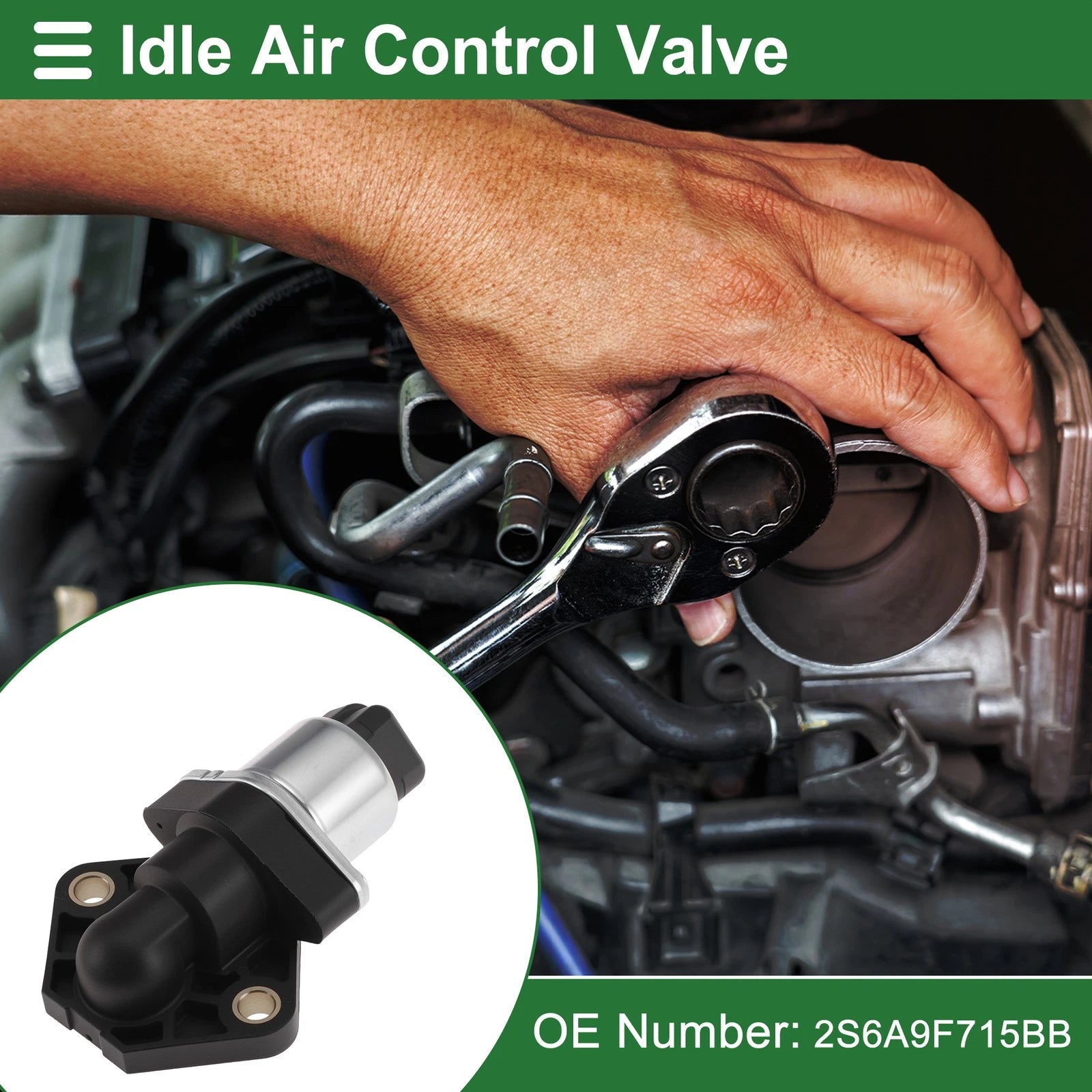 Idle Air Control Valve for Ford Fiesta (2004–2008) 2S6A9F715BB