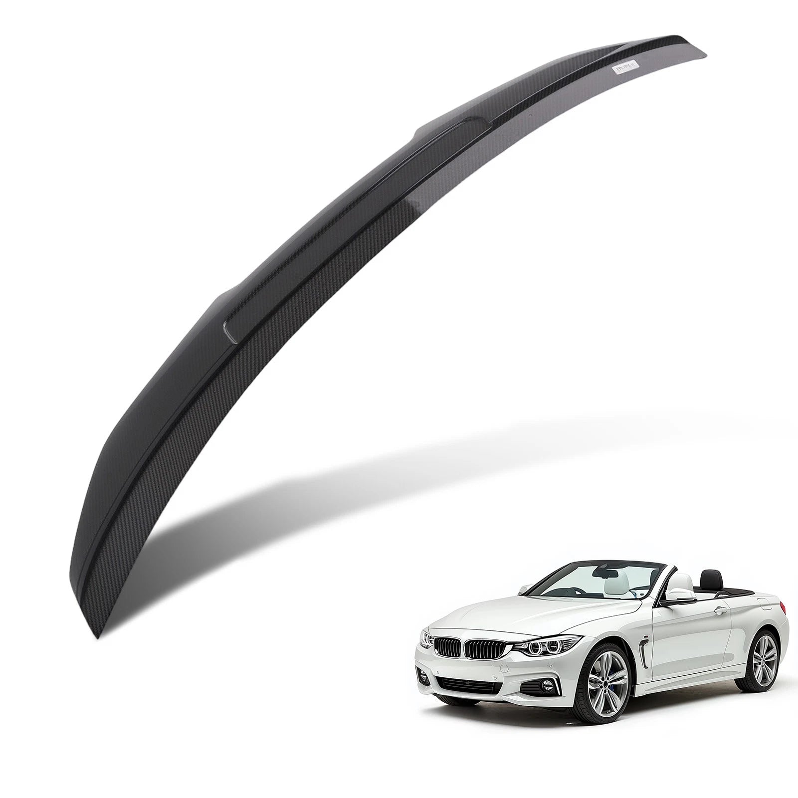 Rear Carbon Fiber Wing Spoiler for BMW F83 M4 Trunk 2 Door 2015-2020