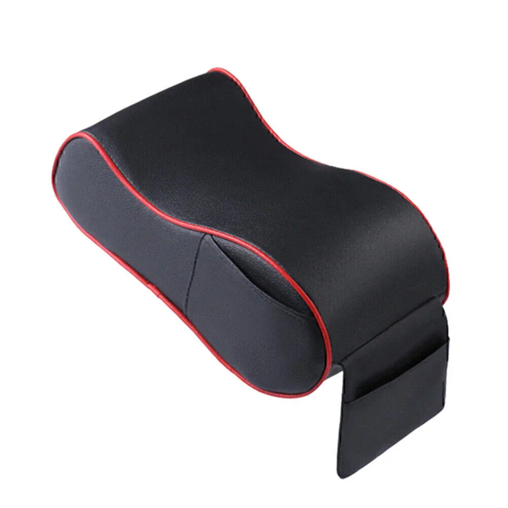 Black PU Memory Foam Console Armrest Cushion Pad for Car SUV