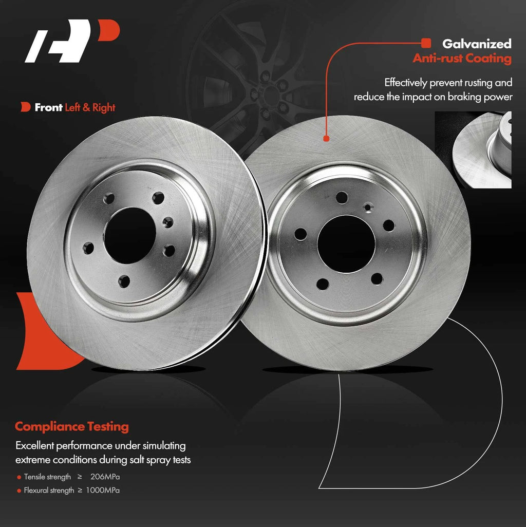 Front Disc Brake Rotors for Chevrolet Impala, Buick LaCrosse (2012-2013)