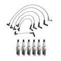Denso Wire Set & 6 Double Platinum Spark Plugs for Ford Mercury 3.0 (0.05)