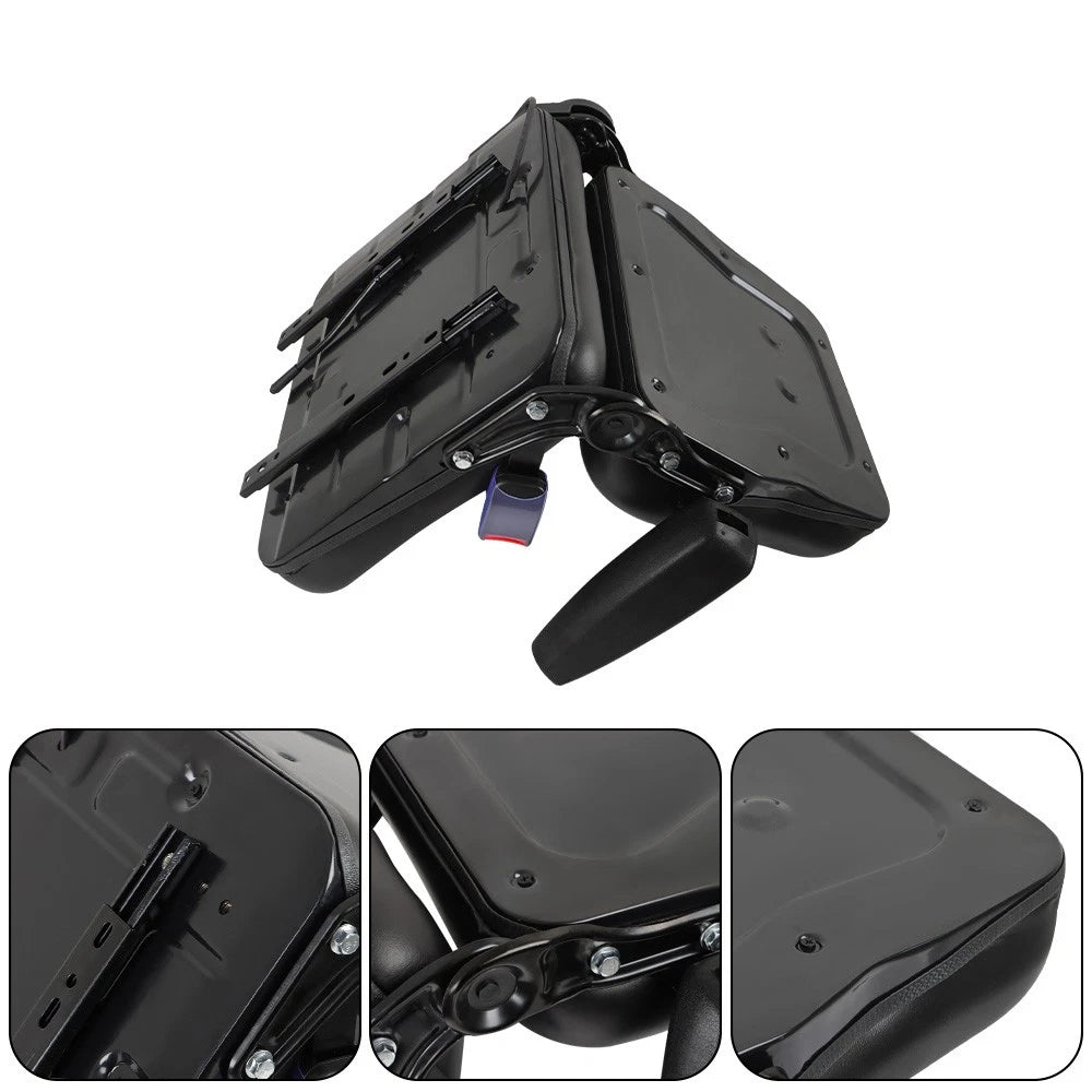 Fold Down Forklift Seat with Armrest for Excavator Tractor Loader