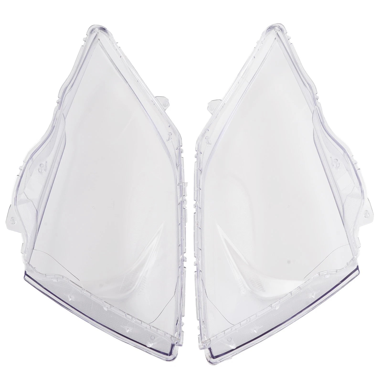 Pair Headlight Lens Cover for Honda CR-V (2007–2011) Left Right