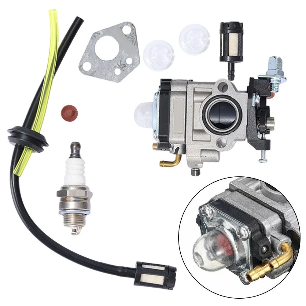 Carburetor Kit for 43cc 49cc 52cc Brushcutters (31mm Mounting Hole)