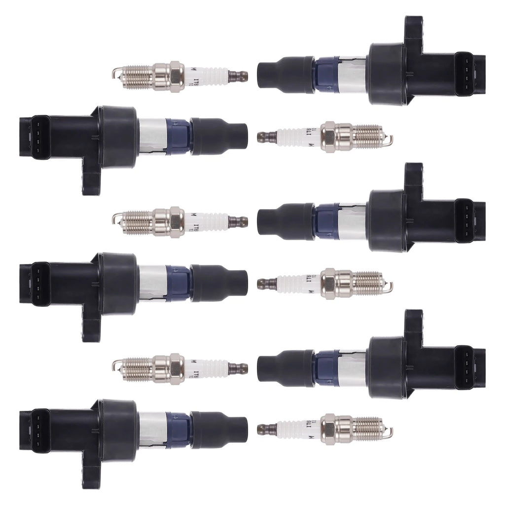 6x Ignition Coil & 6x Spark Plug for Jaguar X-Type 2.5L 3.0L V6 (2003–2008) C2S42673