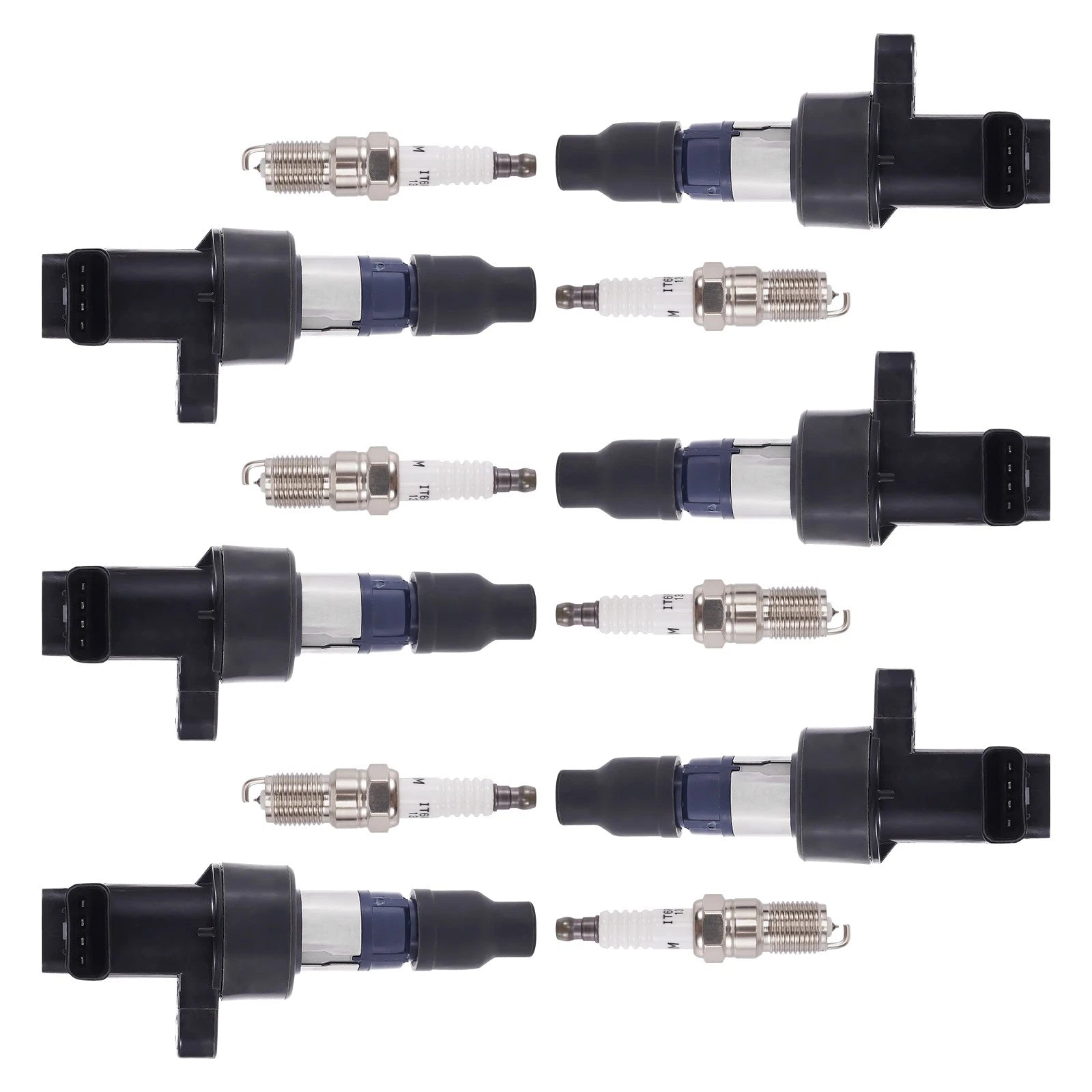 6x Ignition Coil & 6x Spark Plug for Jaguar X-Type 2.5L 3.0L V6 (2003–2008) C2S42673