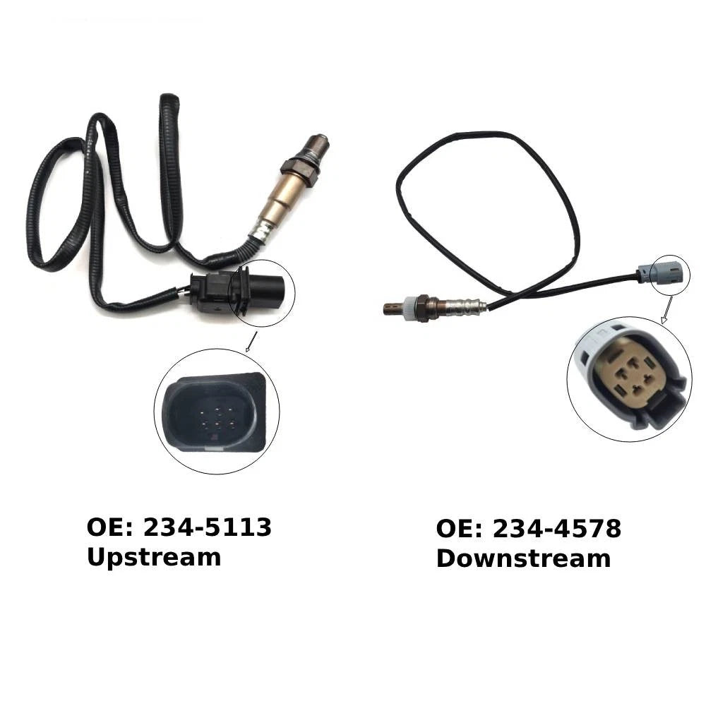 2Pcs O2 Oxygen Sensor for Ford C-Max L4 2.0L (2013)