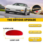 Door Panel Reflector Light Lens for Corvette (1997–2004) Red