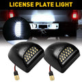 2X White LED License Plate Lights for Chevy Silverado GMC Sierra 1500 2500 EOH