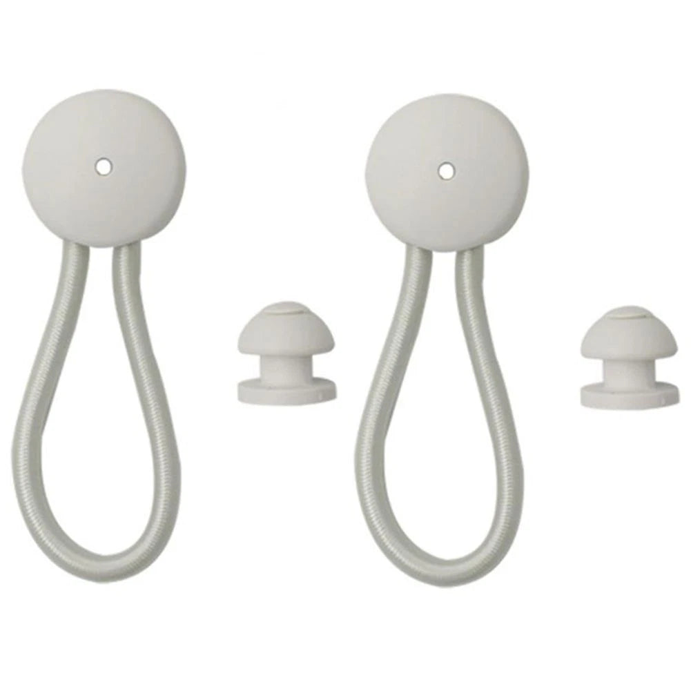 2X Bungee Cord Fastener Clips for Tent Boat Yacht RV Covers