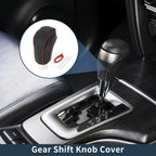 Gear Shift Knob Cover for Volkswagen Jetta (2012–2019) Black Red