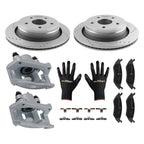 Rear Brake Rotor Caliper & Pad Kit for Dodge Durango/Ram 1500 (2004–2010)