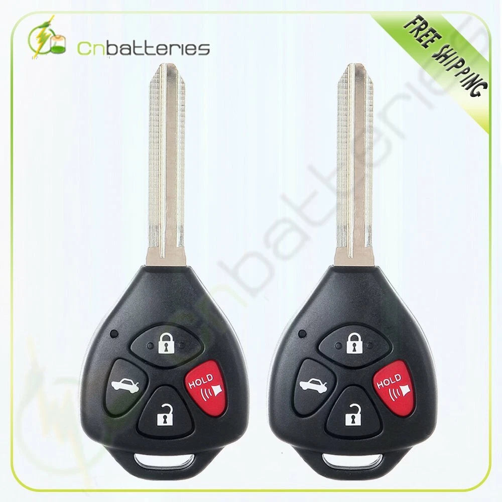 2X Keyless Entry Remote Car Key Fob for Toyota Camry (2010–2011) HYQ12BBY 5938199