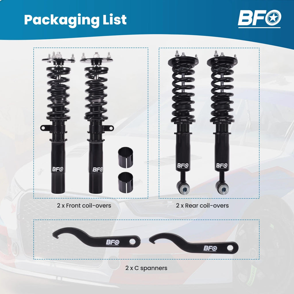Coilover Struts for BMW 5 Series E39 (1996-2003)