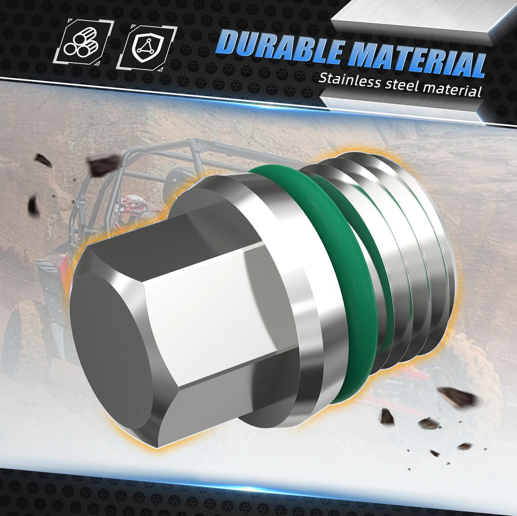 M10x1.0 Front Differential Oil Drain Plug for Can-Am Commander 700 1000R (2021–2023)
