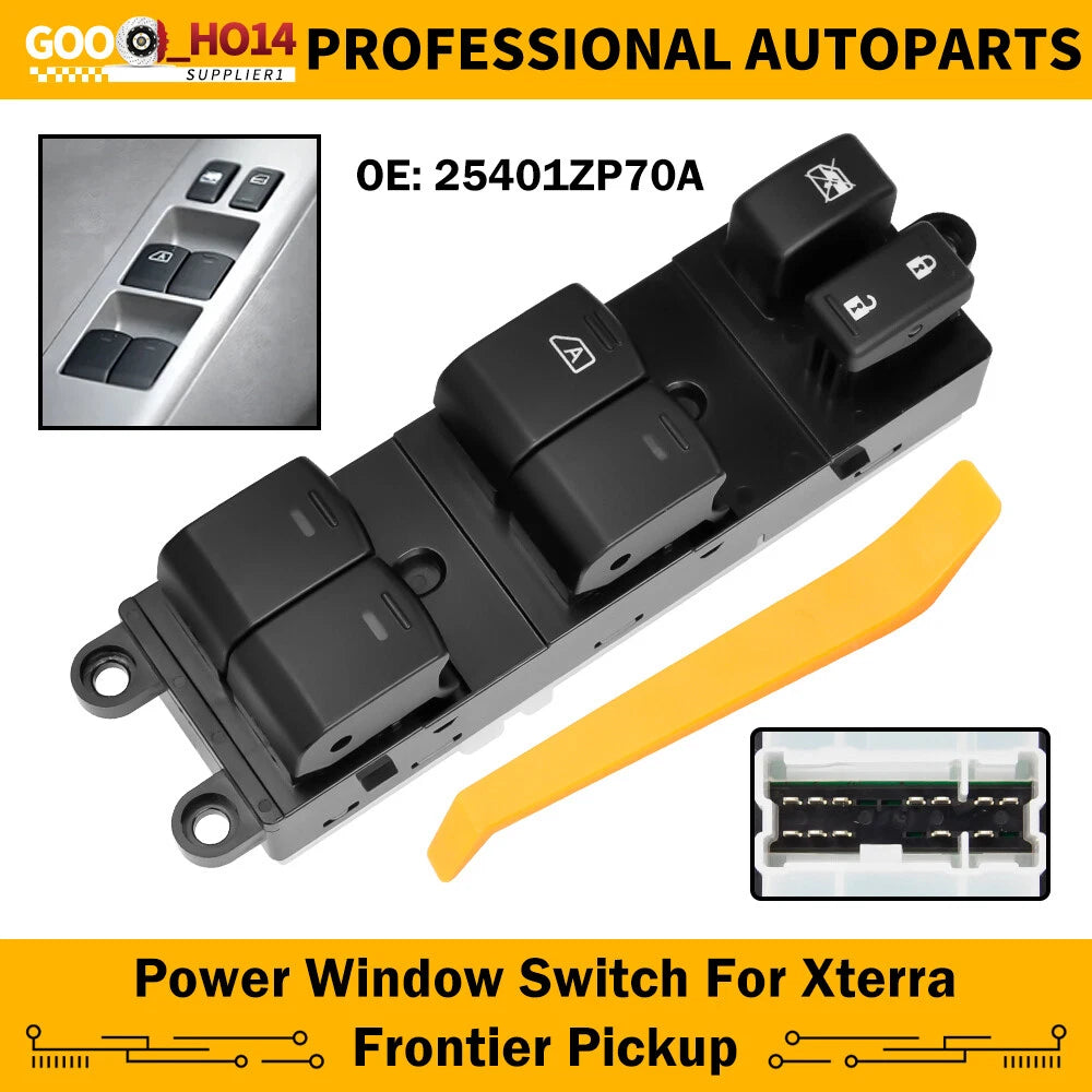 Power Window Master Control Switch for Nissan Frontier Crew Cab (2007–2019)