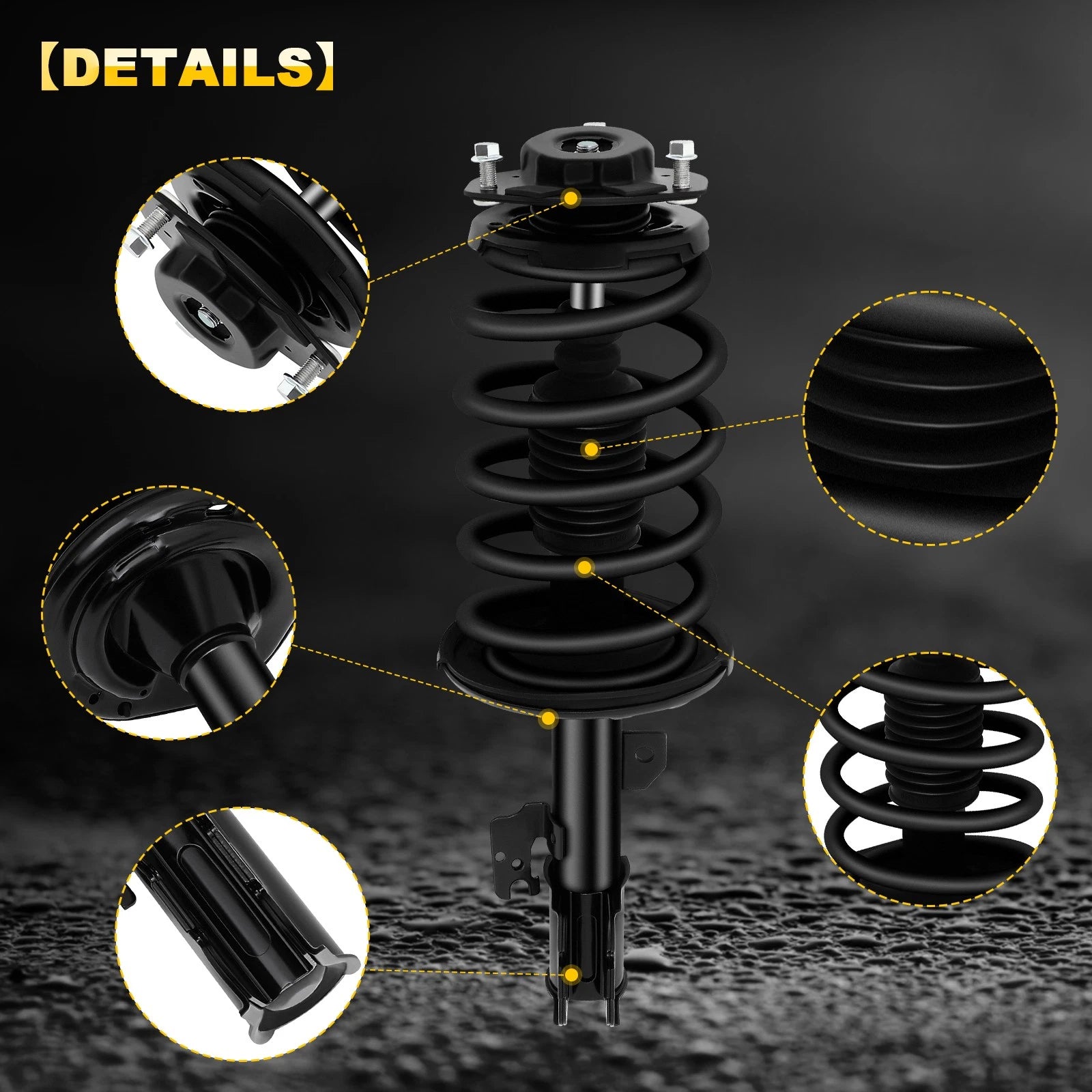 Set of 2 Front Complete Struts for Toyota Sienna (2005–2010)