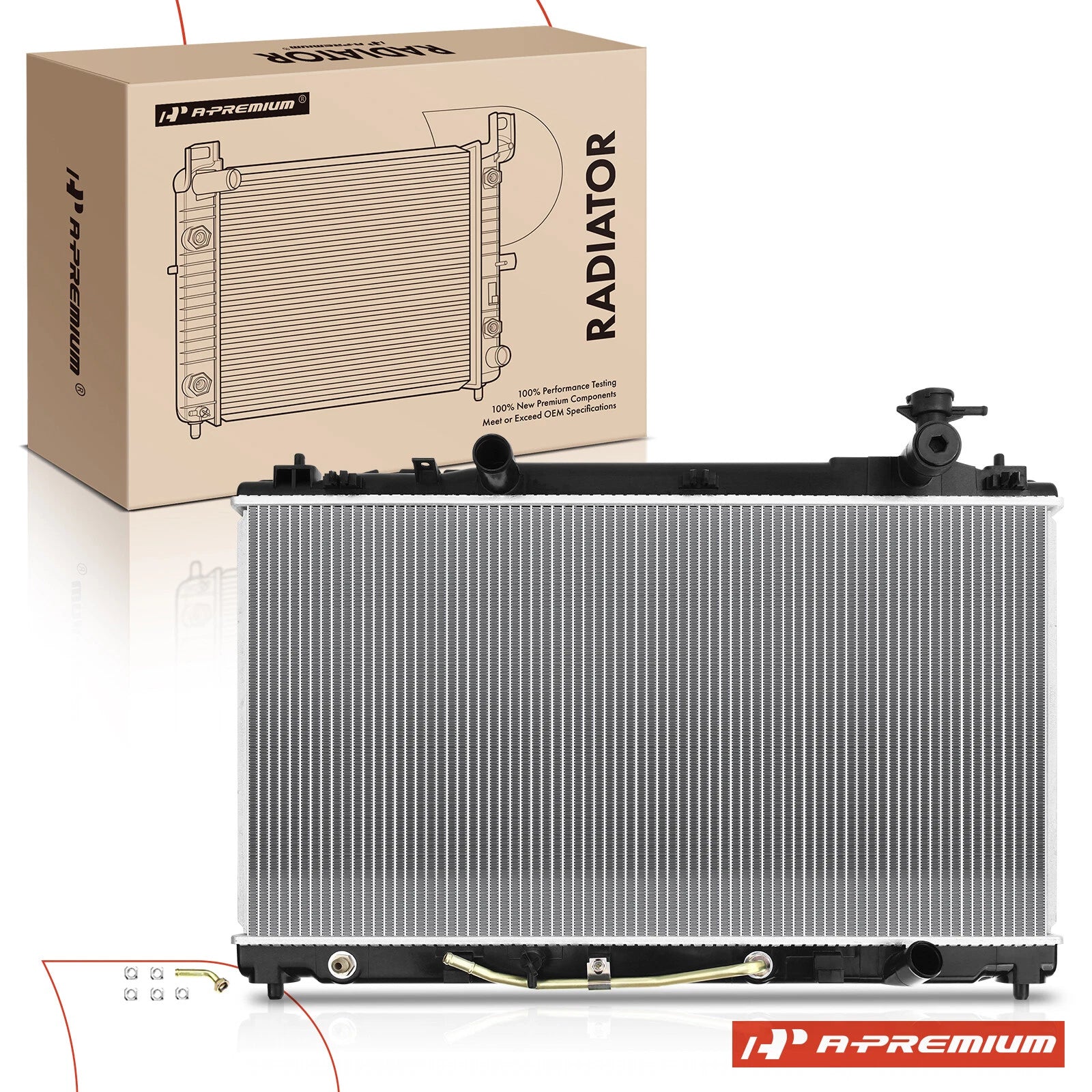 Radiator with Oil Cooler for Toyota Venza (2009â2016) Automatic Trans
