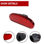 2X Red Lens LED Rear Bumper Side Marker Lights for Nissan Cube (2009–2014)