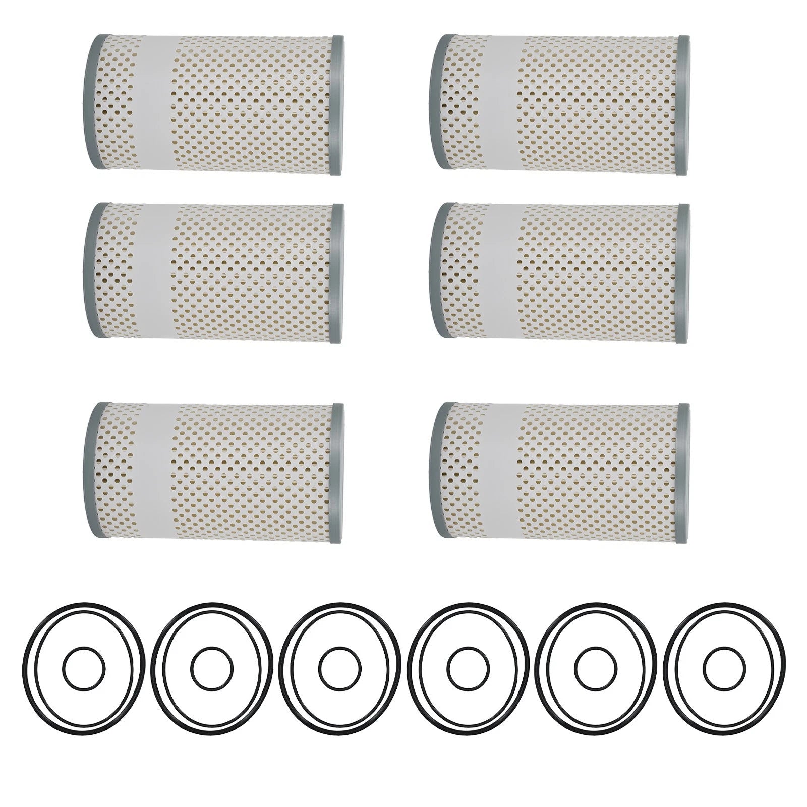 6PCS Diesel Filter FF5369 for Freightliner International L3578FN (N/A)