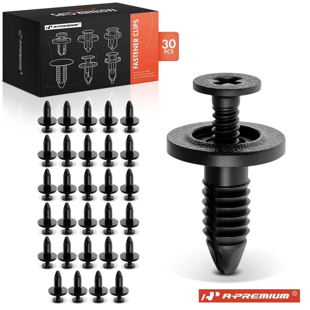 30Pcs Front Fender Bumper Retainer Clips for Ford 