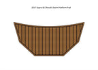 Swim Platform Step Mat for 2017 Supra SE (Roush) - EVA Foam Teak Deck Flooring