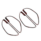 4x Fire Red Interior Handle Cover Trim for Benz C GLC W205 X253 (2015-2021)