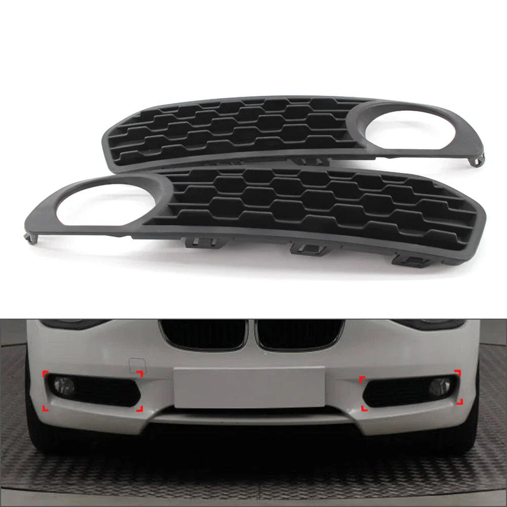 Front Fog Light Grilles for BMW 1-Series F20 F21 (2011-2015)