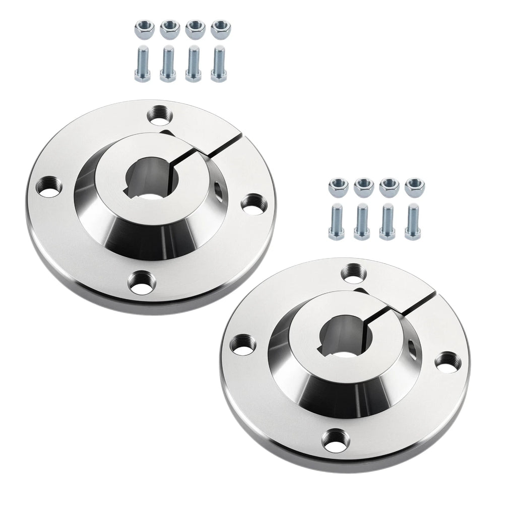 Set of 2 Aluminum Wheel Hubs for Go Kart Off Road Cart (1" Bore)