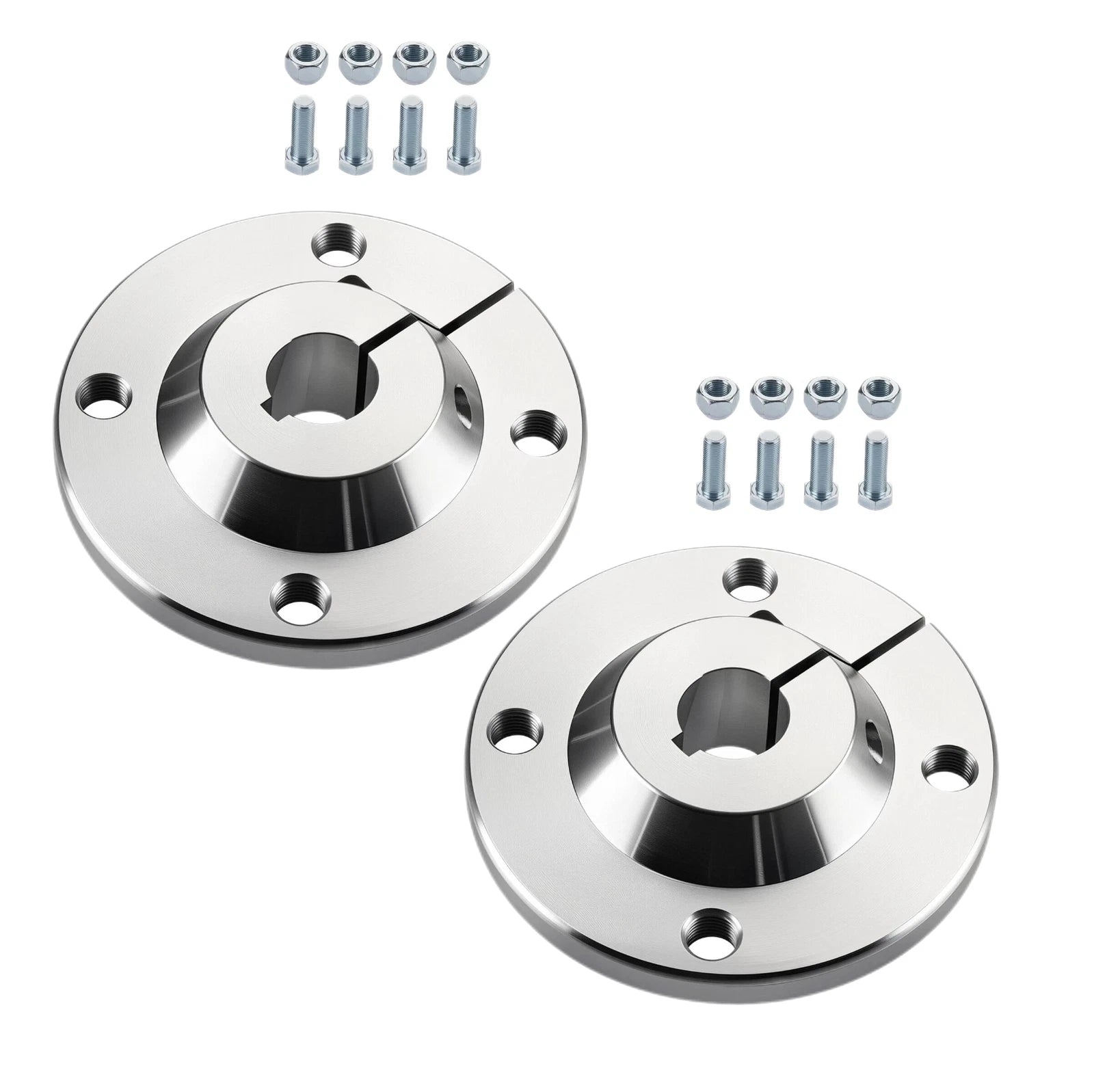 Set of 2 Aluminum Wheel Hubs for Go Kart Off Road Cart (1" Bore)