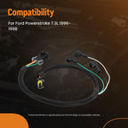 Engine Fuel Bowl Wiring Harness for Ford Powerstroke 7.3L (1996–1998) F7TZ9S277AA