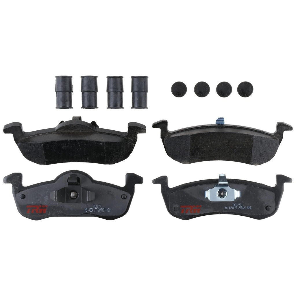 Set of 4 Disc Brake Pads for Ford Expedition (2007–2017)