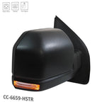 Replacement Passenger Side Power Door Mirror with Dual Heated Glass for Ford