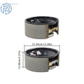 Set of 2 Electric Trailer Brake Assemblies for 12K-15K Axles (Self-Adjusting)