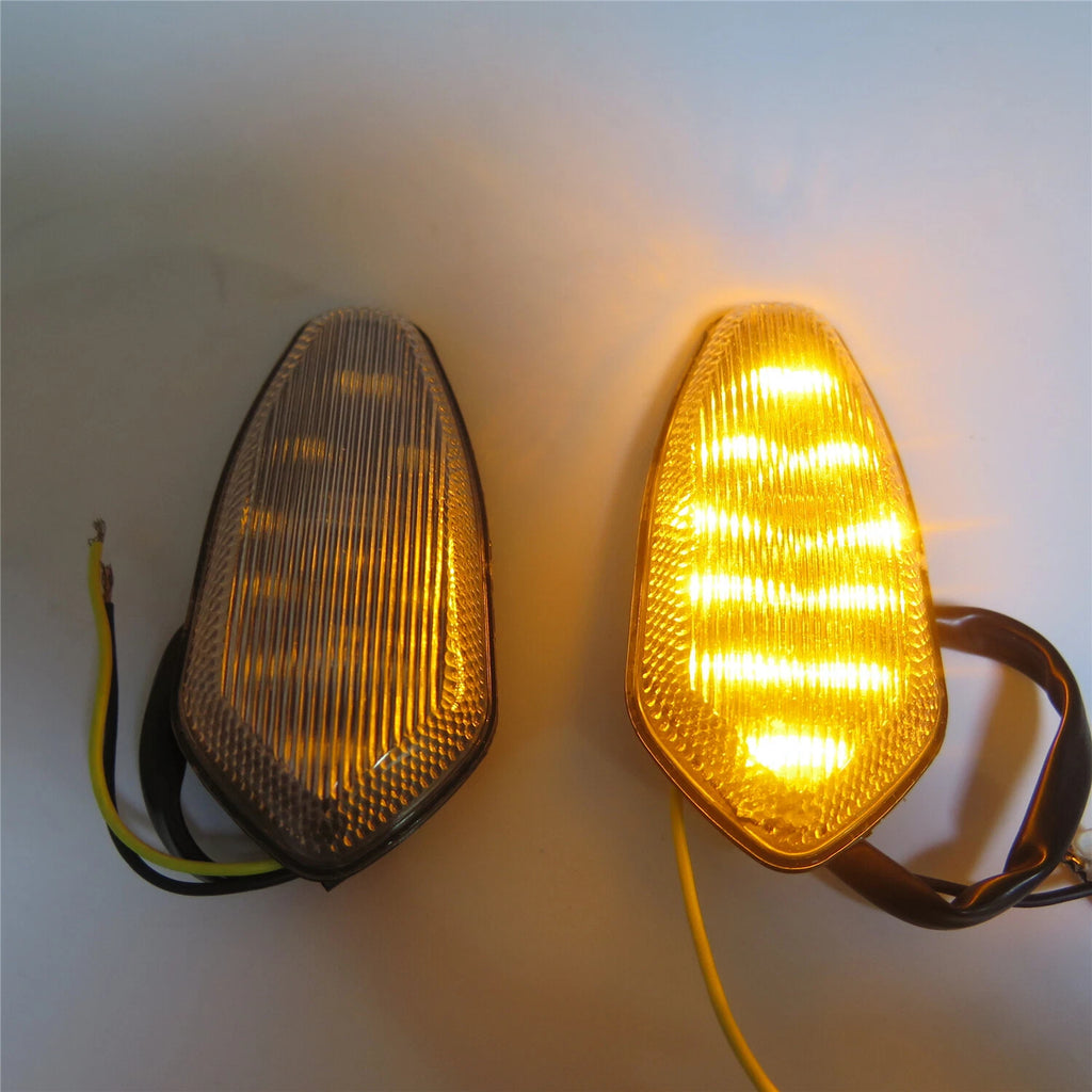 LED Turn Signal Indicator Mirror Block Base Plate for Yamaha YZF R6 (2003–2006)