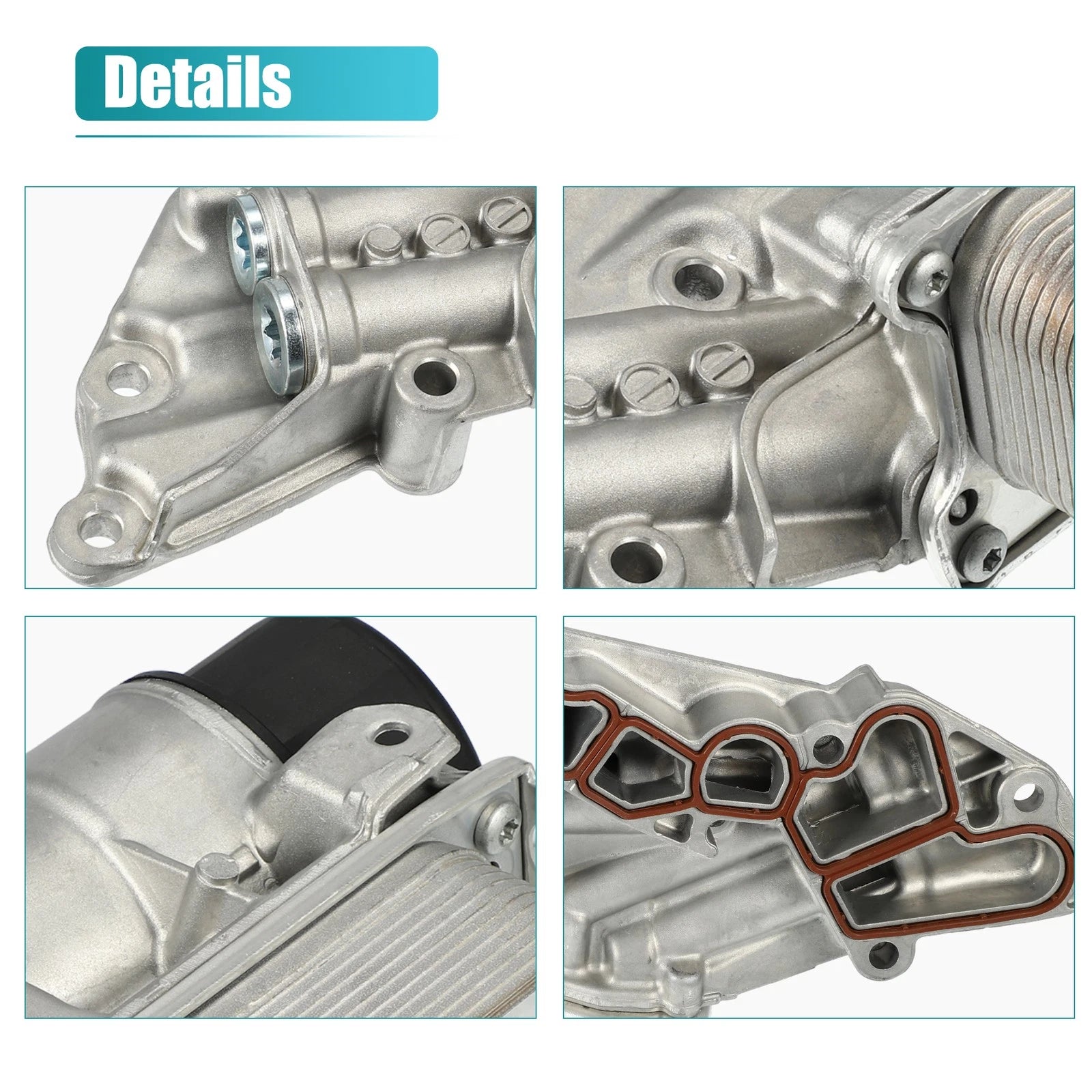 Engine Oil Cooler Housing Assembly for Mercedes-Benz C230 C280 (2006–2009) 2721800510