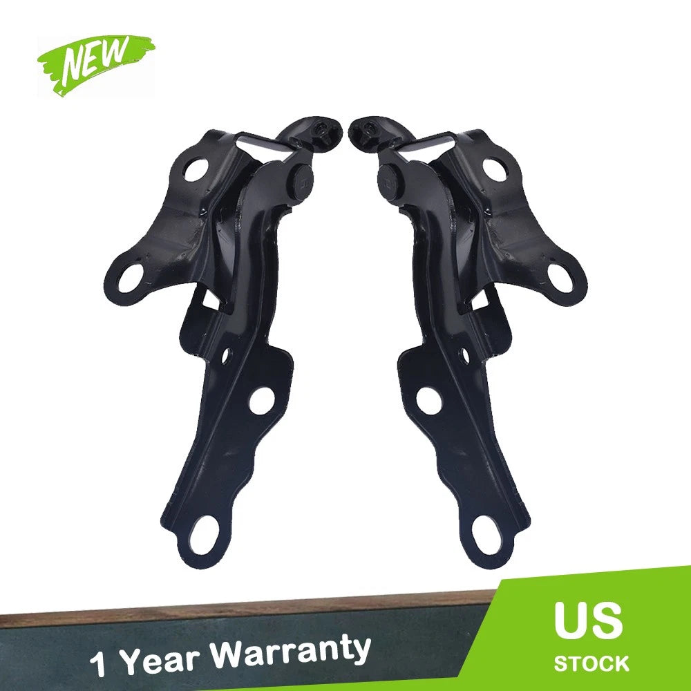 Set of 2 Hood Hinges for Toyota Corolla/Matrix (2003–2008) Stainless Steel