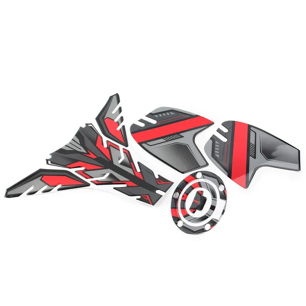 3D Gas Tank Pad Decal Sticker Red for Yamaha MT-09 SP Tracer (2018-2020)
