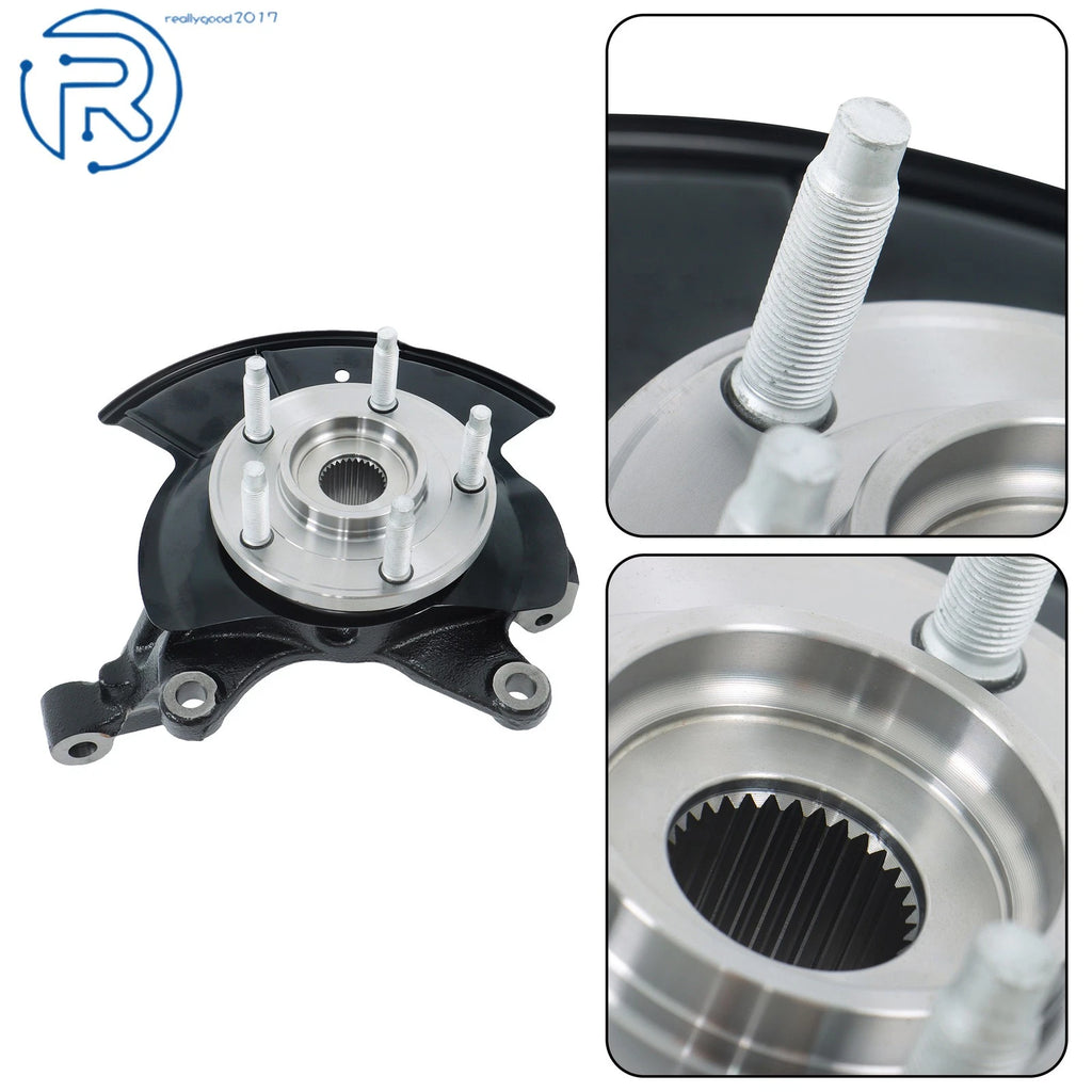 Front Left Steering Knuckle Wheel Hub Bearing for Ford Edge (2007-2010)