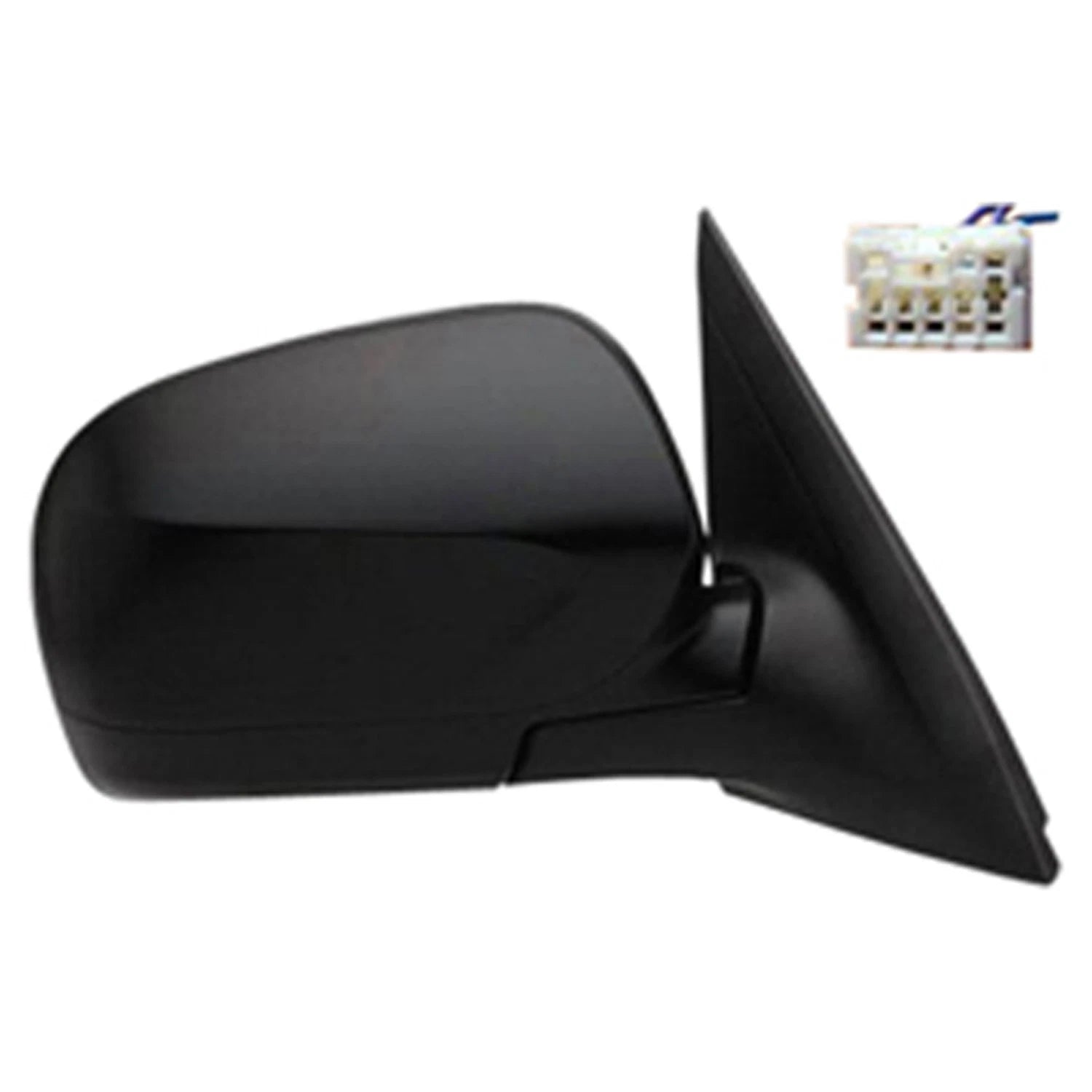 Replacement Ready to Paint Passenger Power Door Mirror w/Heated w/o Turn Signal