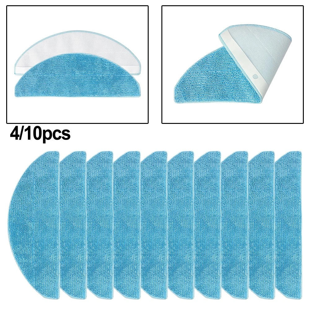 Cleaning Cloths for Cecotec Robot 10 (2019–2023) - Set of 10