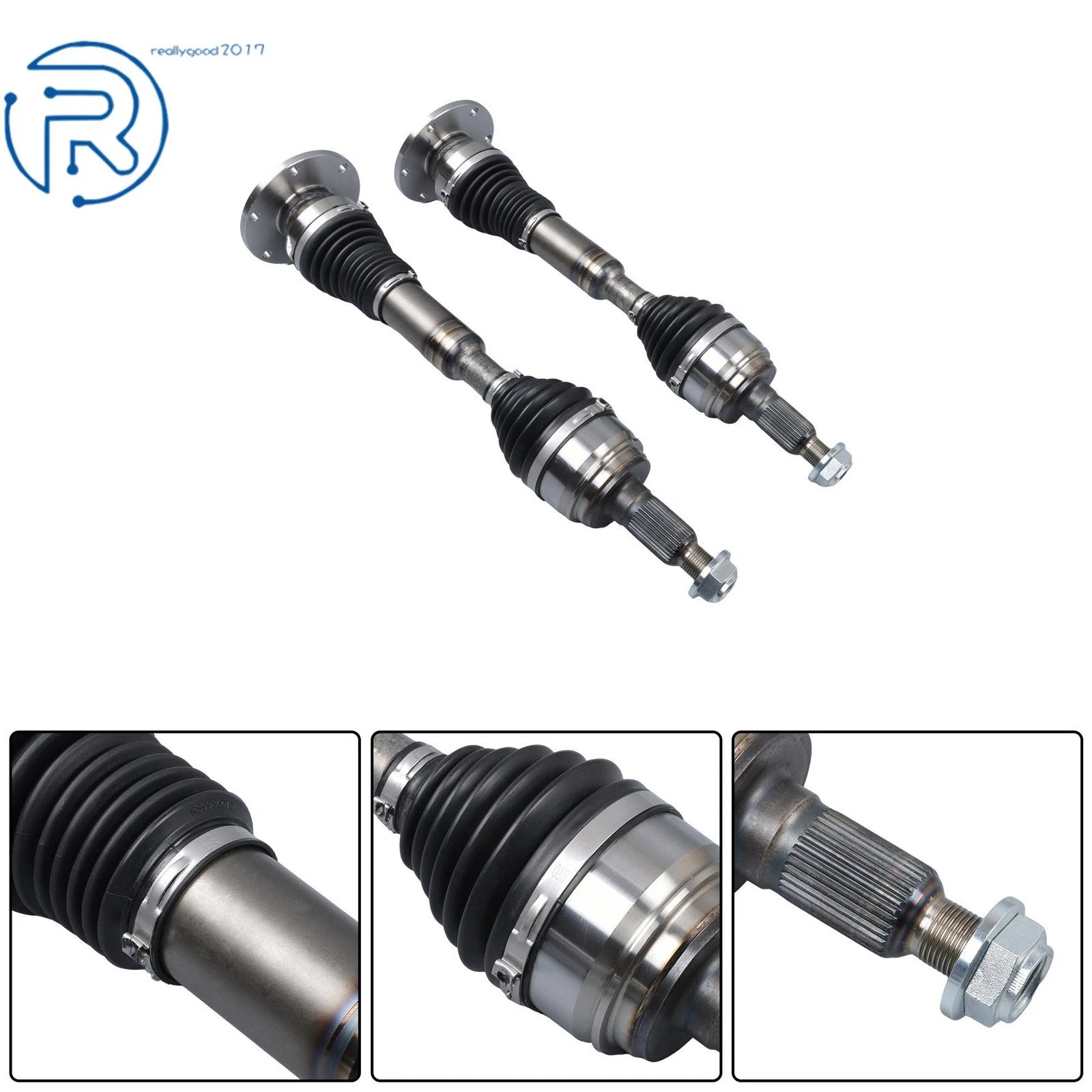 Front Left & Right CV Axles Assy for Chevy Silverado 1500 GMC Yukon Sierra 1500 (2007–2014)