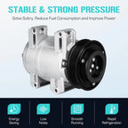 AC Compressor w/ Clutch for Nissan Rogue 2008-2013 Rogue Select 2014-2015 2.5L
