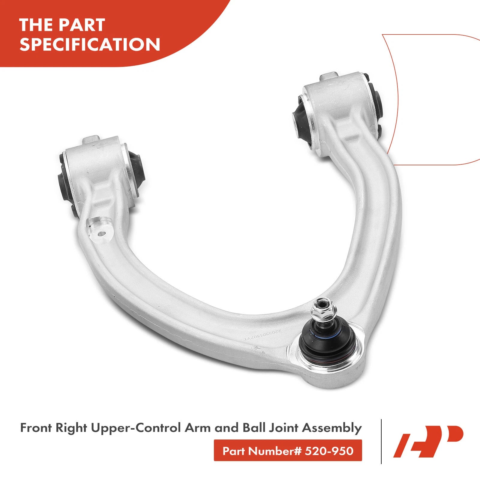 8x Front Control Arm Ball Joint Assembly for Mercedes-Benz S-Class (2000-2013)