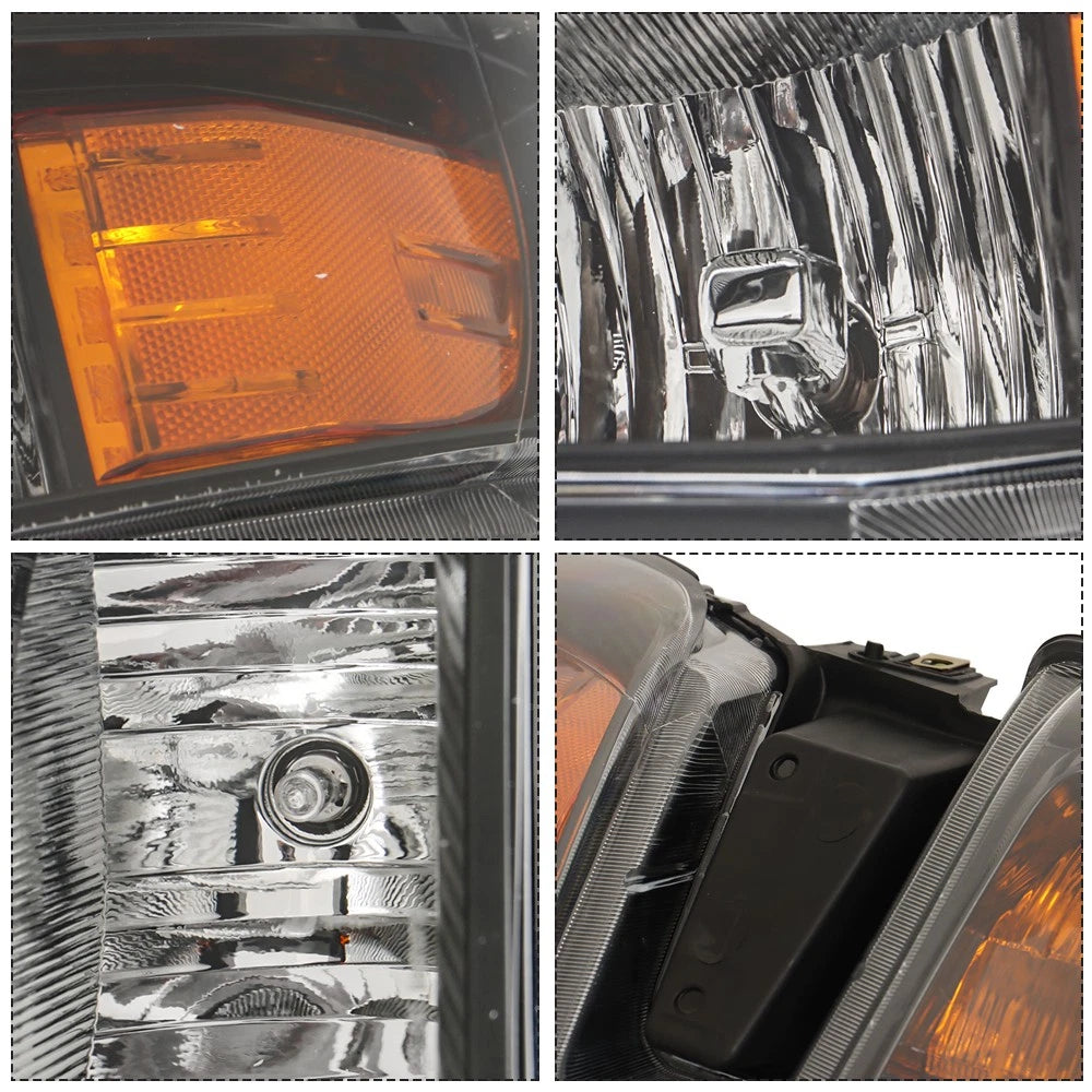 Left Headlight for Chevy Silverado 1500 (2019–2022) Halogen Black
