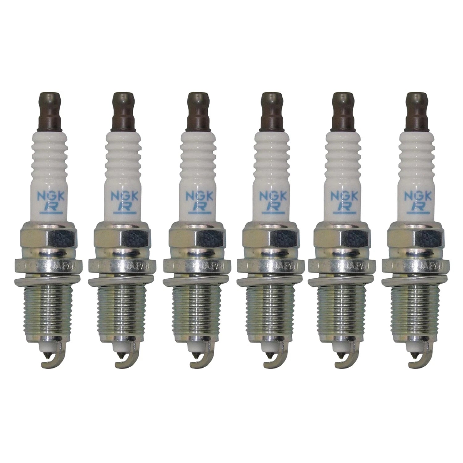 Set of 6 NGK Laser Platinum Spark Plugs PFR7W-TG for Audi A4 A6 (2005–2009)