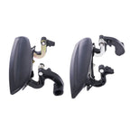 4pc Front Rear Left & Right Outer Door Handle Black for Kia Rio (2002–2005)