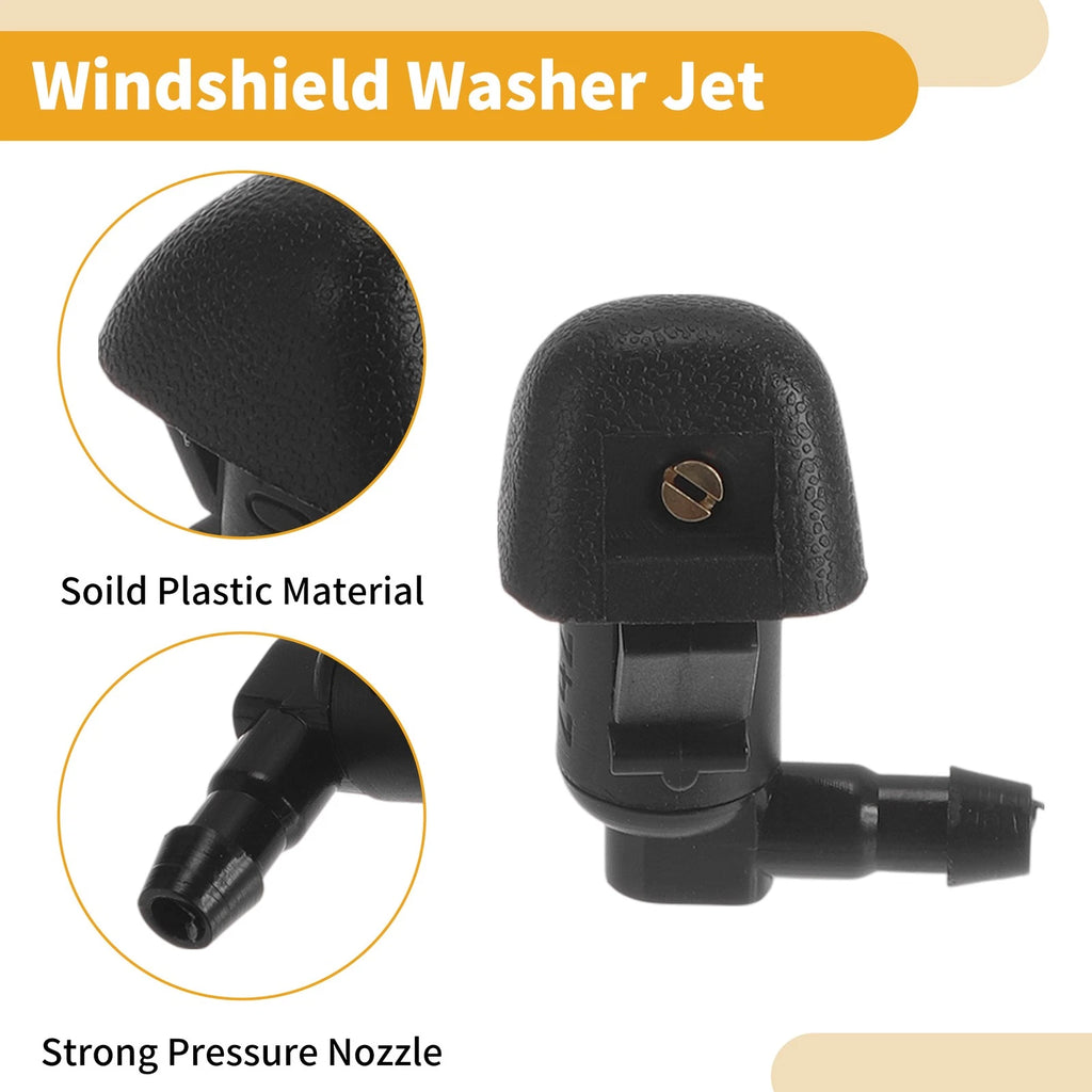 2 Pcs Front Windshield Washer Nozzle for Honda Odyssey (2005–2010) No.76810TK8A01