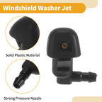 2 Pcs Front Windshield Washer Nozzle for Honda Odyssey (2005–2010) No.76810TK8A01