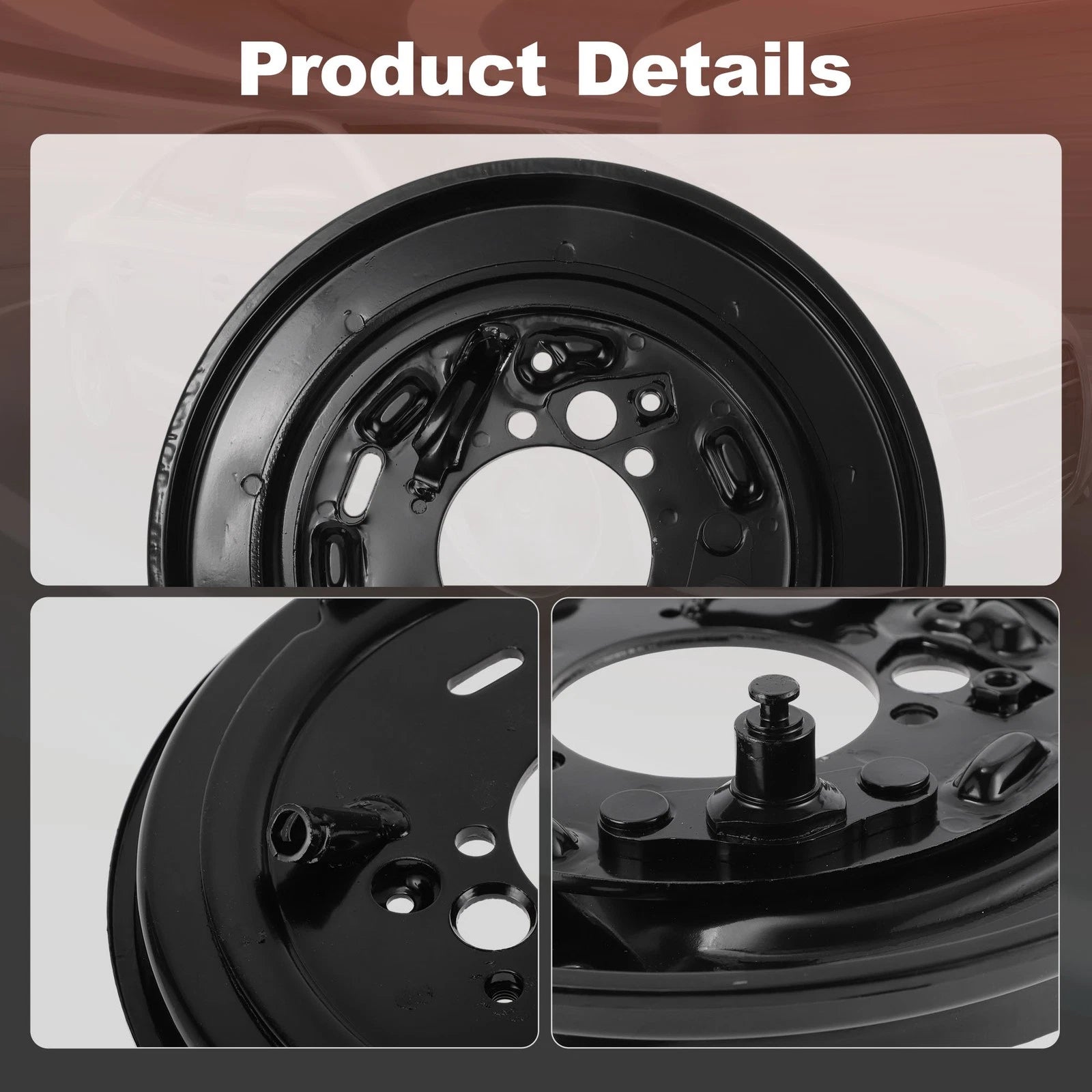Set of 2 Wheel Brake Dust Shields for Subaru Forester (2014–2020) 26255AA061/26255AA071